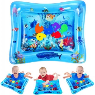 VATOS Tummy Time Baby Water Play Mat Toys For 3-9 Months Newborn Infant