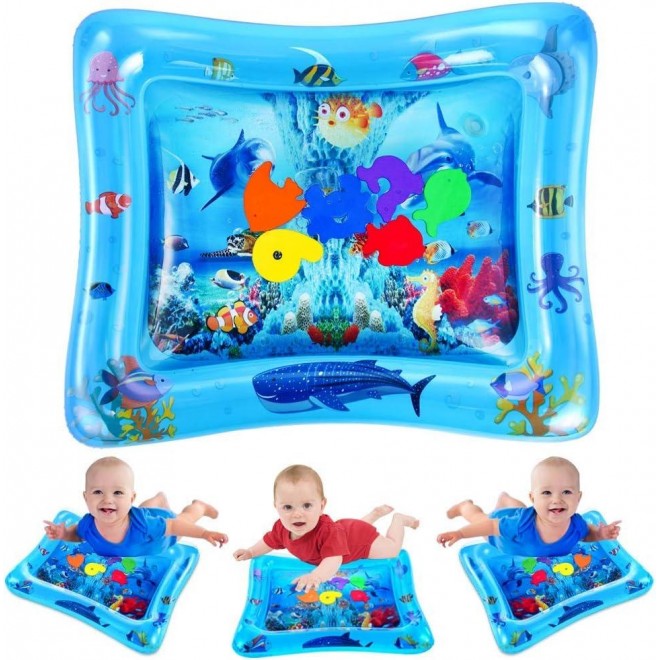 VATOS Tummy Time Baby Water Play Mat Toys For 3-9 Months Newborn Infant