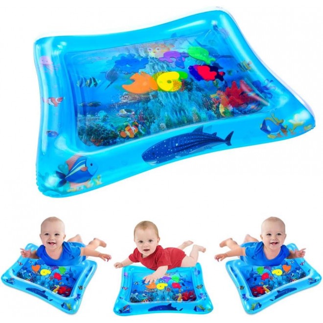 VATOS Tummy Time Baby Water Play Mat Toys For 3-9 Months Newborn Infant