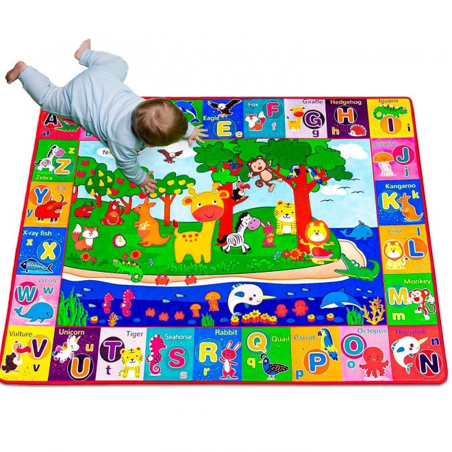 Teytoy Baby Cotton Play Mat, Crawling Mat For Floor Mat Large Super Soft Extra Thick