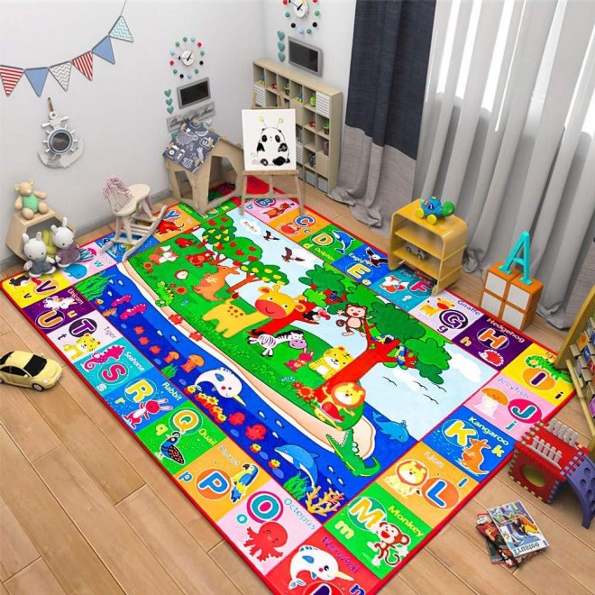 Teytoy Baby Cotton Play Mat, Crawling Mat For Floor Mat Large Super Soft Extra Thick