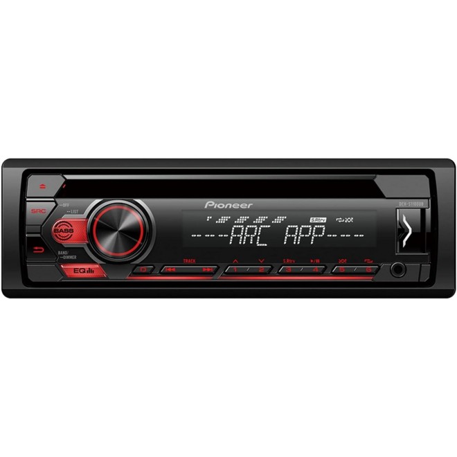 Pioneer Single Din In-Dash CD/CD-R/Rw, MP3/Wma/Wav Am/FM Front USB