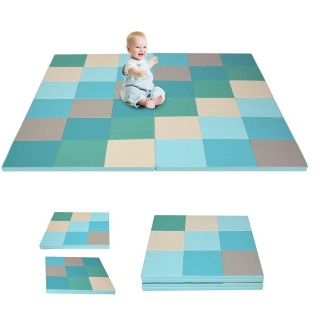 Costzon Toddler Foam Play Mat, Foldable Baby Crawling Mats