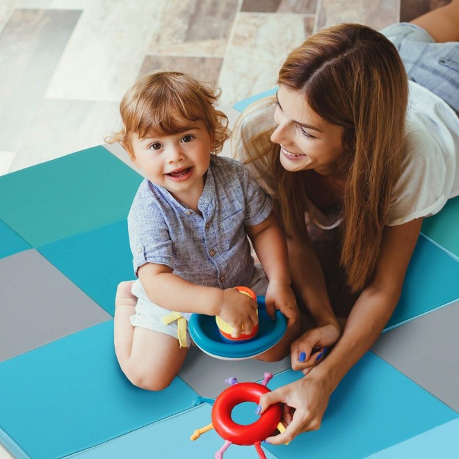 Costzon Toddler Foam Play Mat, Foldable Baby Crawling Mats