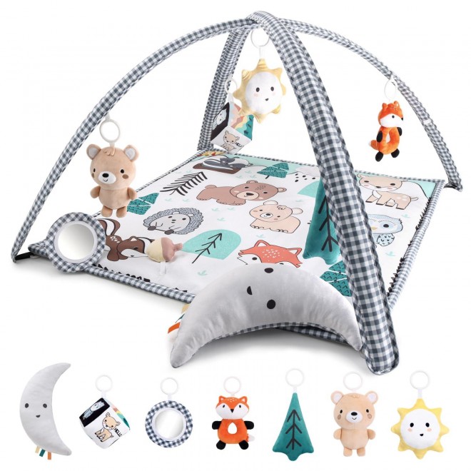 The Peanutshell 7 in 1 Baby Play Gym, Activity Center and Tummy Time Mat