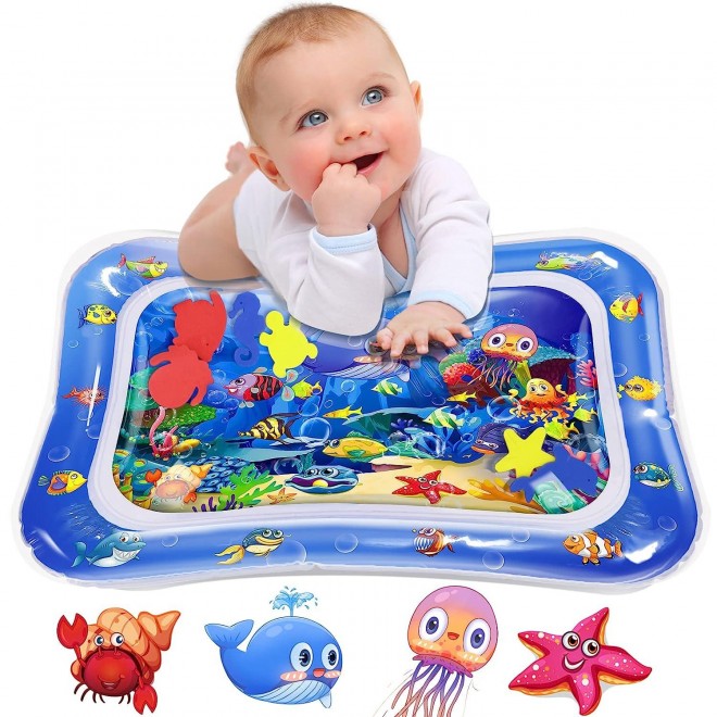 Infinno Inflatable Tummy Time Mat Premium Baby Water Play Mat