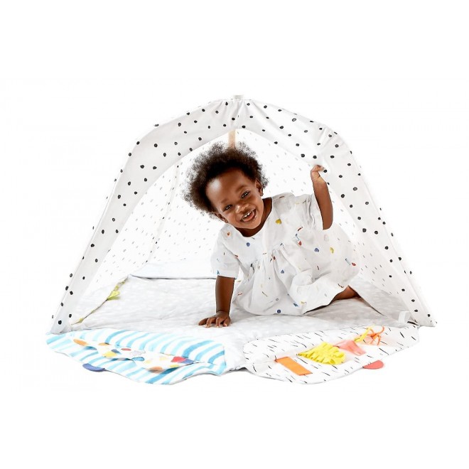 LOVEVERY | The Play Gym Add On, Activity Gym & Play Mat for Baby