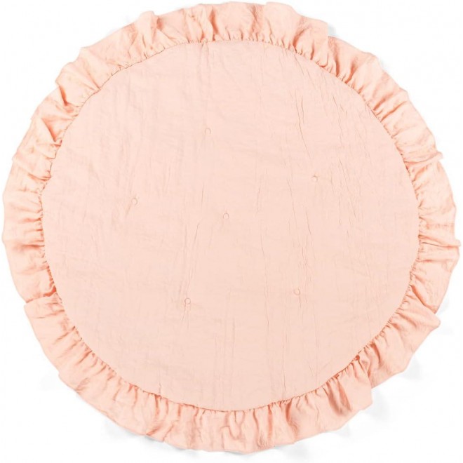 Lush Decor Baby Round Ruffle Play Mat Single 36 Diameter