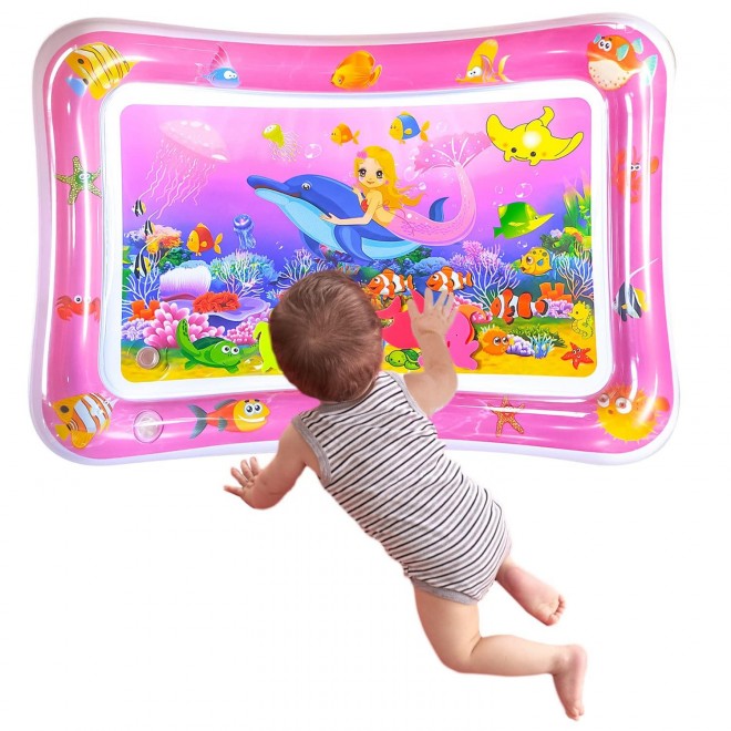 Tummy time Water Play mat, Baby Water Play Mat for Kids and Toddlers Baby