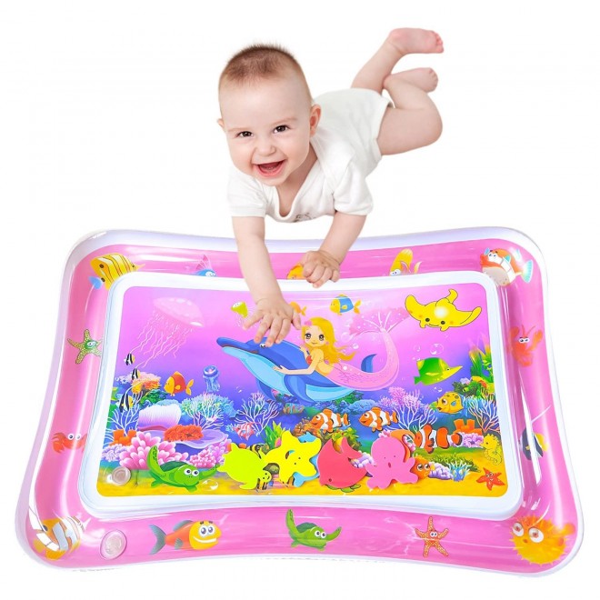 Tummy time Water Play mat, Baby Water Play Mat for Kids and Toddlers Baby