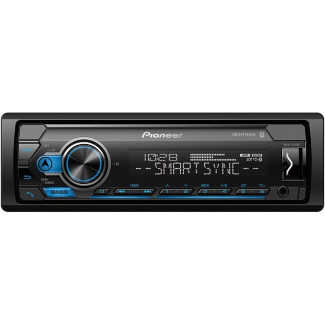 Pioneer MVH-S310BT Single Din Built-In Bluetooth, MIXTRAX, USB