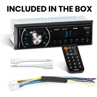 Sound Storm Laboratories ML41B Car Audio Stereo System - Single Din, Bluetooth Audio and Hands-Free Calling