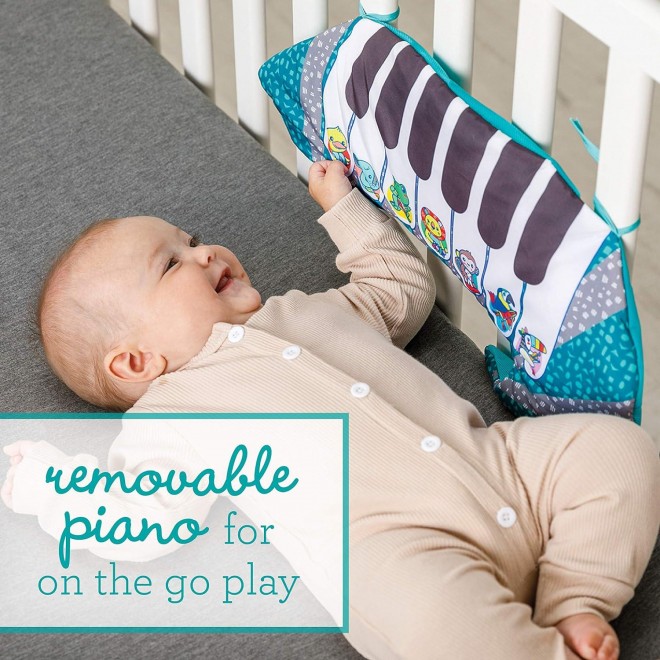 Infantino Grow with Me 3-in-1 Tummy Time Piano - 3 Ways to Play