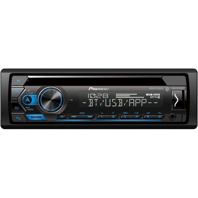 Bluetooth CD Receiver with USB/AUX Inputs, Pioneer Smart Sync