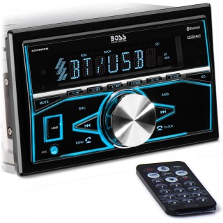 BOSS Audio Systems 820BRGB Multimedia Car Stereo - Double Din, Bluetooth Audio