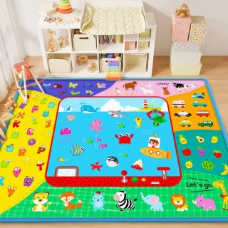 Baby Crawling Play Mat for Floor,for Infants Toddlers Boys Girls