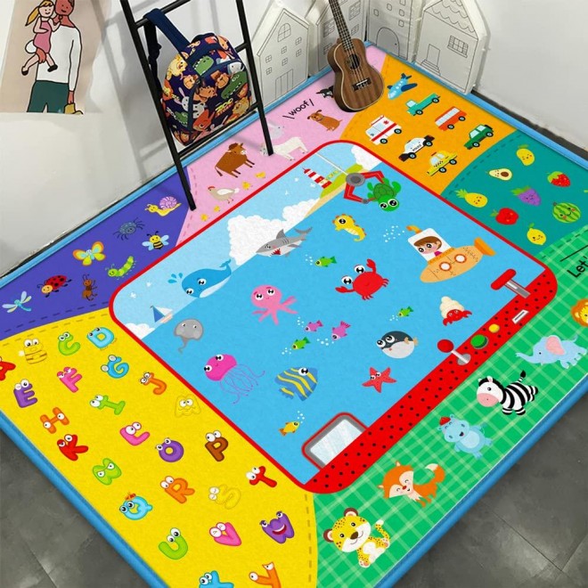 Baby Crawling Play Mat for Floor,for Infants Toddlers Boys Girls