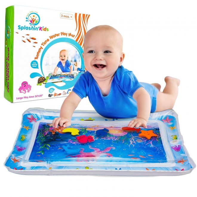 Splashin'kids Inflatable Tummy time Premium Water mat