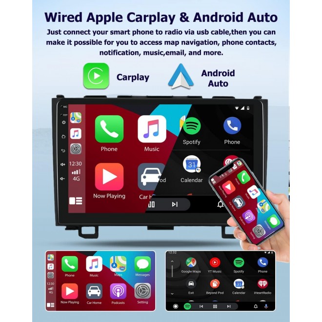 Apple Carplay for Honda CRV 2007-2011 Car Radio