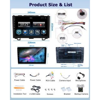 Apple Carplay for Honda CRV 2007-2011 Car Radio