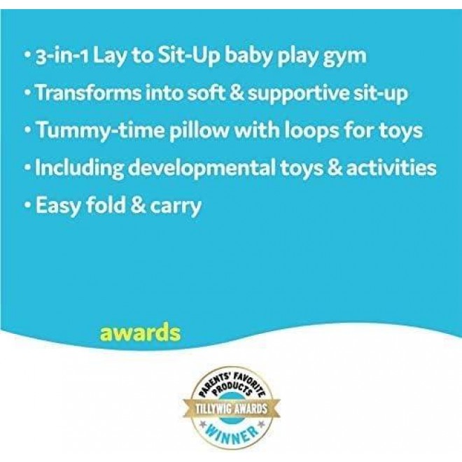 Yookidoo Baby Gym Lay to Sit-Up Playmat