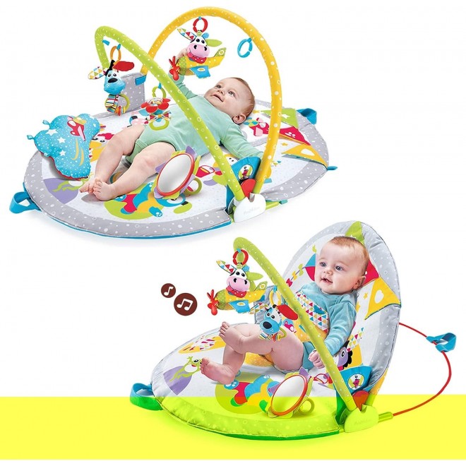 Yookidoo Baby Gym Lay to Sit-Up Playmat