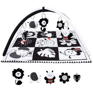 Lovvie & Joy Baby Play Activity Gym Tummy Time Mat for Infant