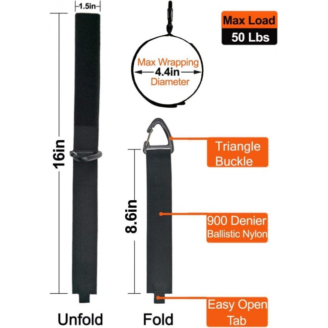 ZTSXLLIM Extension Cord Holder Organizer(4 Pack L), Extension Cord Hanger