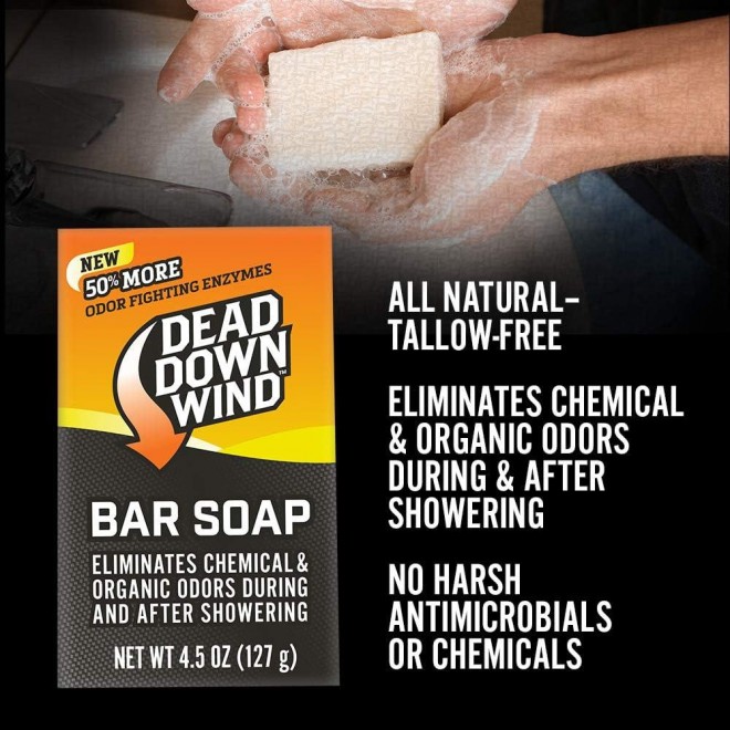 Dead Down Wind Bar Soap |Scent Blocker Body Soap for Hunting