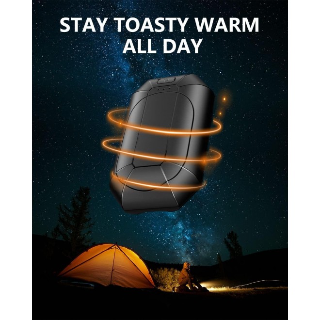 Dnaleao 2 Pack 4000mAh Electric Portable Pocket Heater