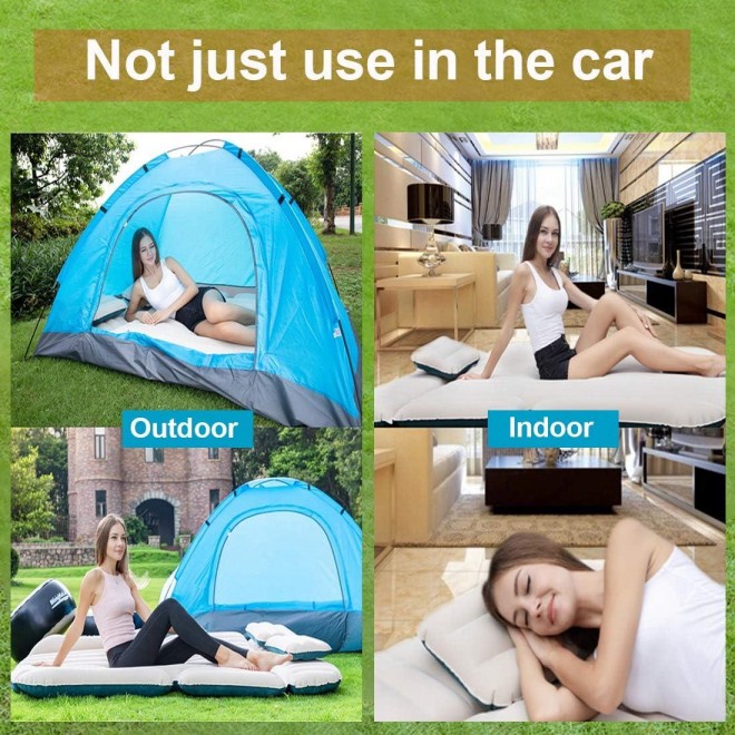 WEY&FLY SUV Air Mattress Thickened and Double-Sided Flocking Travel Camping Bed