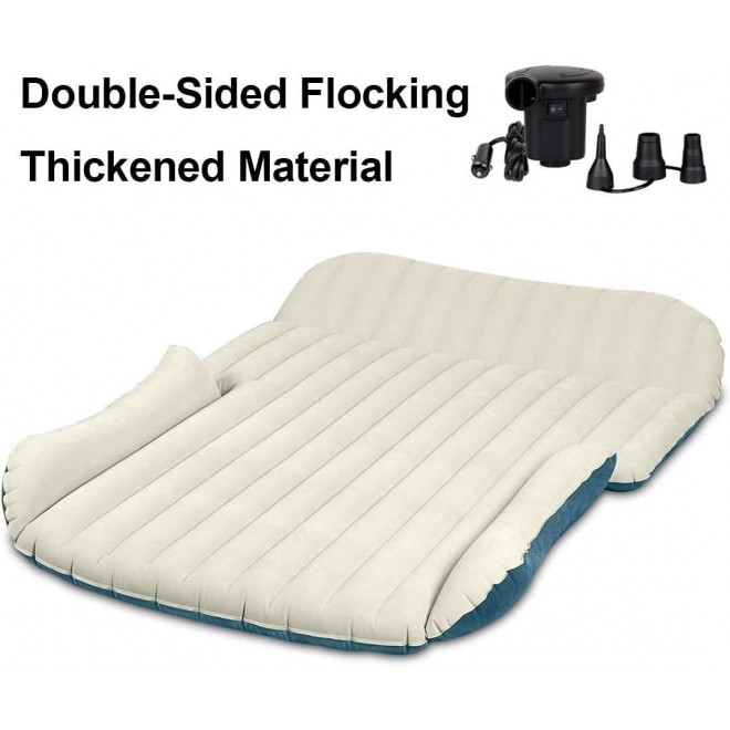 WEY&FLY SUV Air Mattress Thickened and Double-Sided Flocking Travel Camping Bed