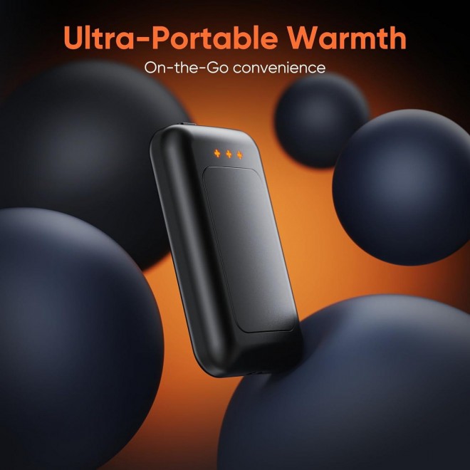 Hand Warmers Rechargeable, 2 Packs 6400mAh Electric Hand Warmer