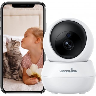 Wansview Security Camera Indoor Wireless For Pet 2K Cameras For Home Security With Motion Detection