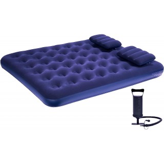 DIMAR GARDEN Queen Size Camping Air Mattress Inflatable Bed with Pillow,Include Pump