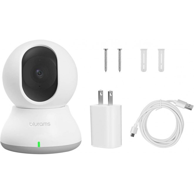 Blurams Security Camera, 2K Indoor Camera 360° Pet Camera 