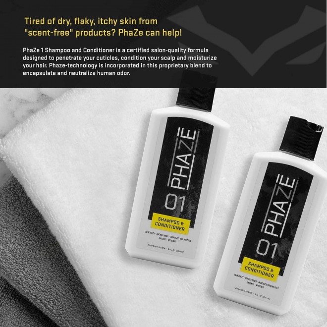 PhaZe 1 Shampoo + Conditioner -  Deer Hunter's Scent Elimination & Scent Control System