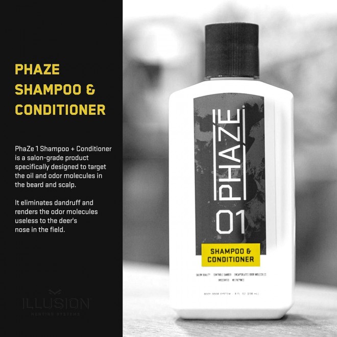 PhaZe 1 Shampoo + Conditioner -  Deer Hunter's Scent Elimination & Scent Control System