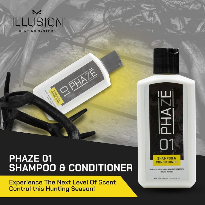 PhaZe 1 Shampoo + Conditioner -  Deer Hunter's Scent Elimination & Scent Control System