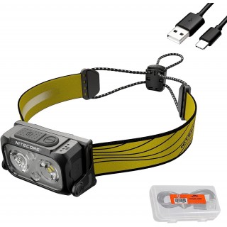 Nitecore NU25 400 USB-C Rechargeable Headlamp, Lightweight, Dual Beam