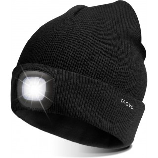 TAGVO Unisex Beanie with The Light, USB Rechargeable LED Caps