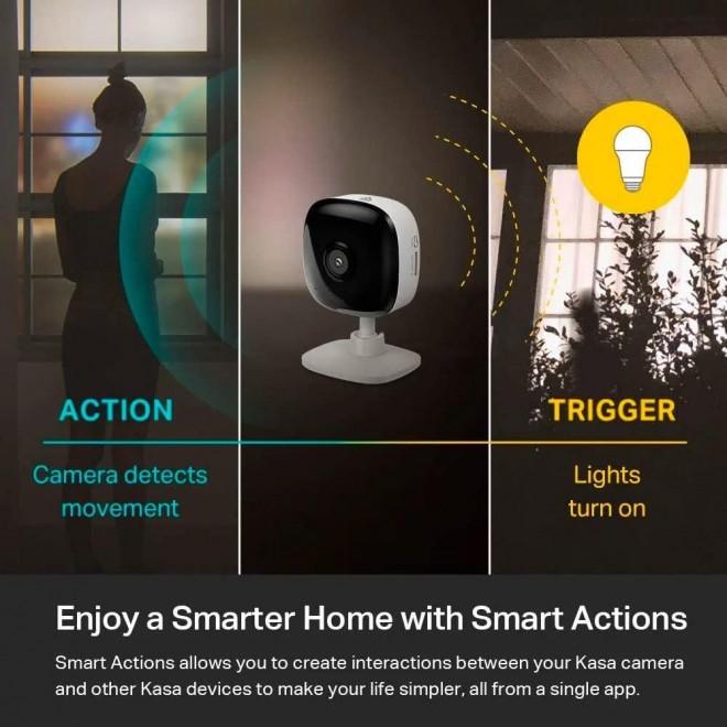 Kasa Smart Security Camera For Baby Monitor, 1080p HD Indoor Camera For Home Security 