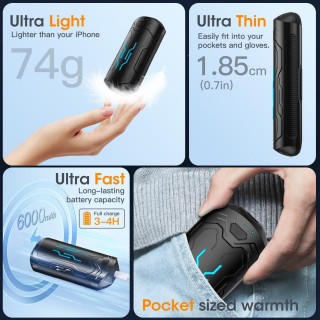 Hand Warmers Rechargeable Pocket Size Electric Handwarmers