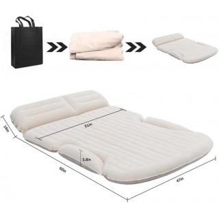 KMZ Air Mattress Thickened And Double-Sided Flocking Travel Camping Bed 