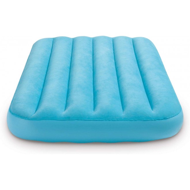 INTEX 66803EP Cozy Kidz Inflatable Airbed: Fiber-Tech – Velvety Soft Surface – Carry Bag Included