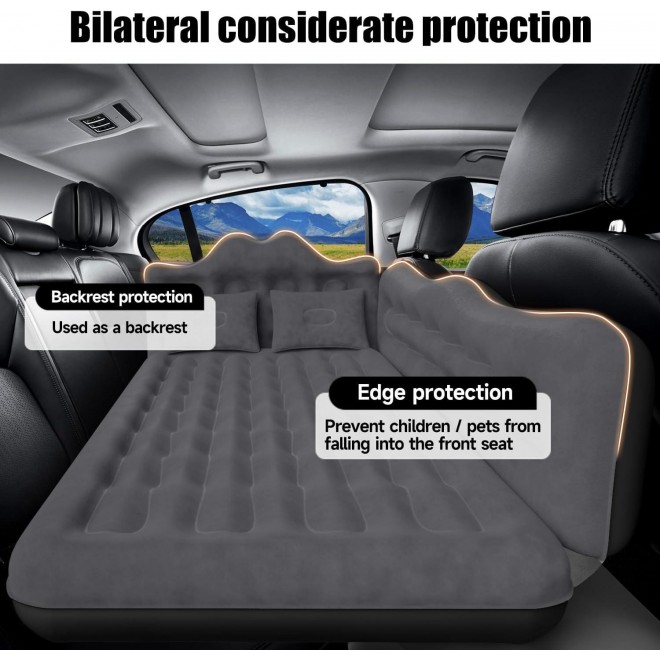 DikaSun Car Air Mattress, Inflatable SUV Truck Air Mattress Back Seat Camping Bed