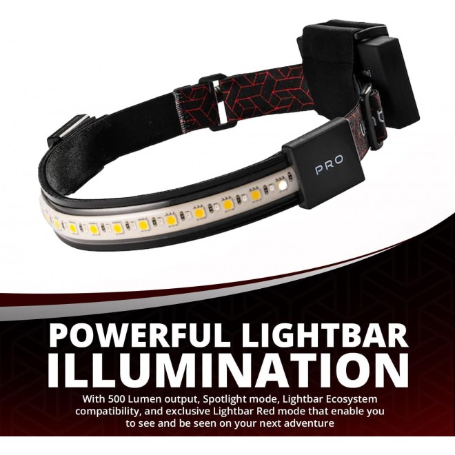 LIGHTBAR | LED Headlamp, Perfect for Camping Running Biking Fishing