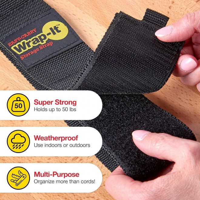 Easy-Carry Wrap-It Storage Straps