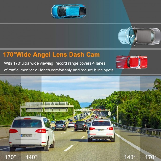 Dash Camera for Car, FHD 1080P Dash Cam Front with 32G SD Card, Super Night Vision, Dashcams for Cars