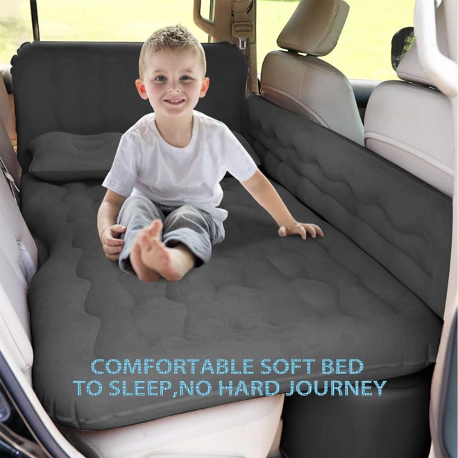 ISWEES Car Air Mattress,SUV Air Mattress, SUV Inflatable Car Bed for Back Seat Sleepping